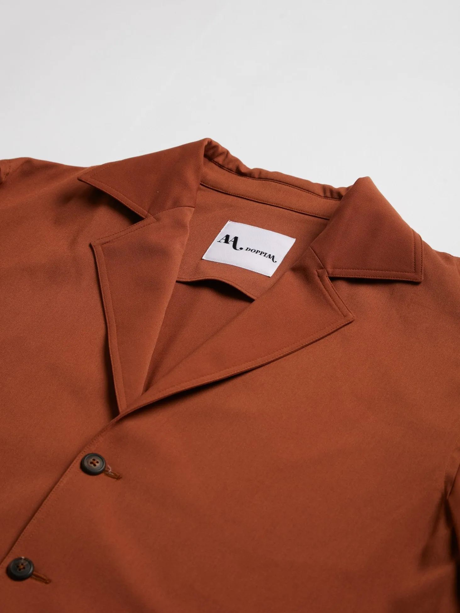 AABIGAIL UNLINED BROWN OVERSHIRT