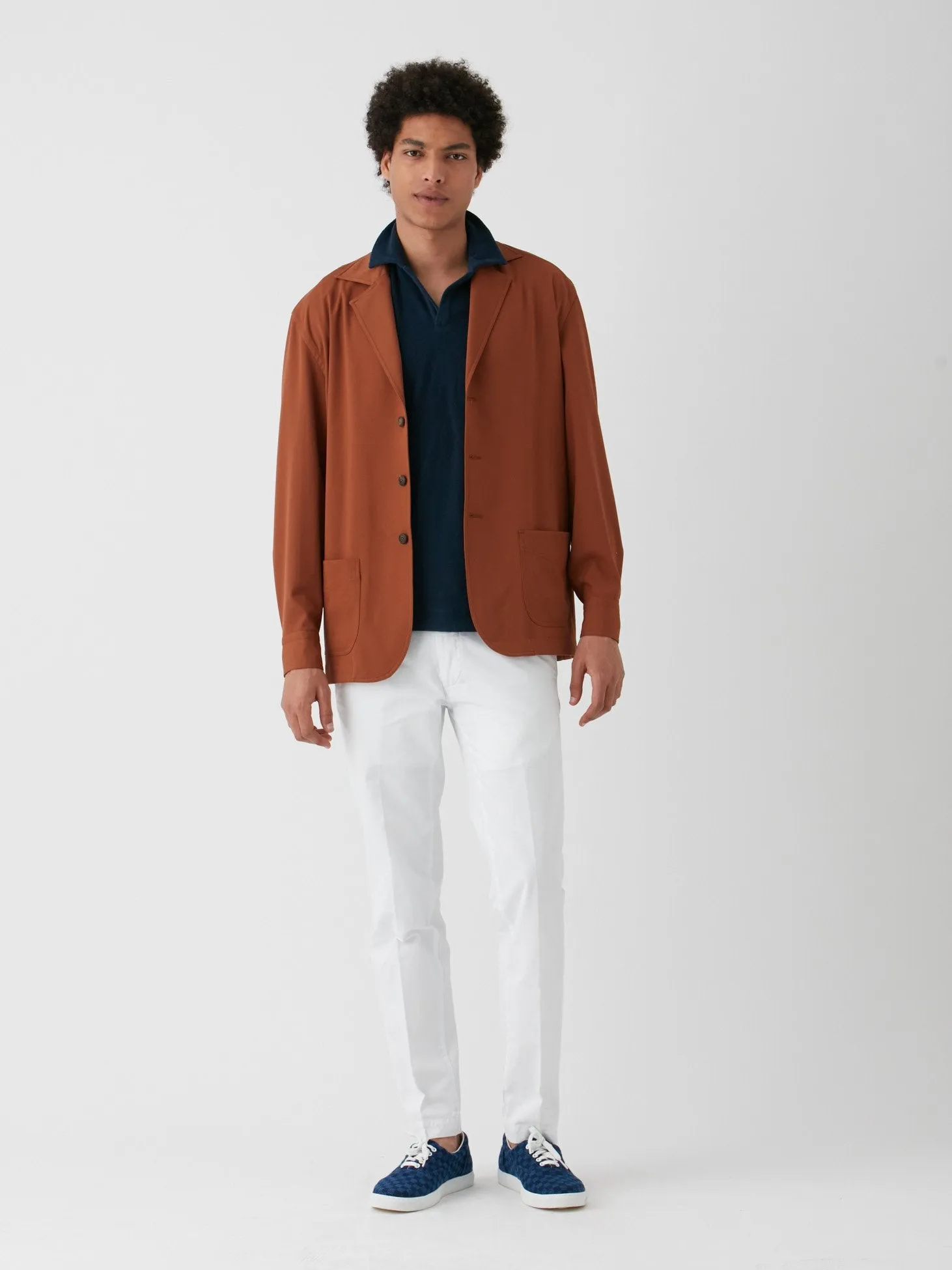 AABIGAIL UNLINED BROWN OVERSHIRT