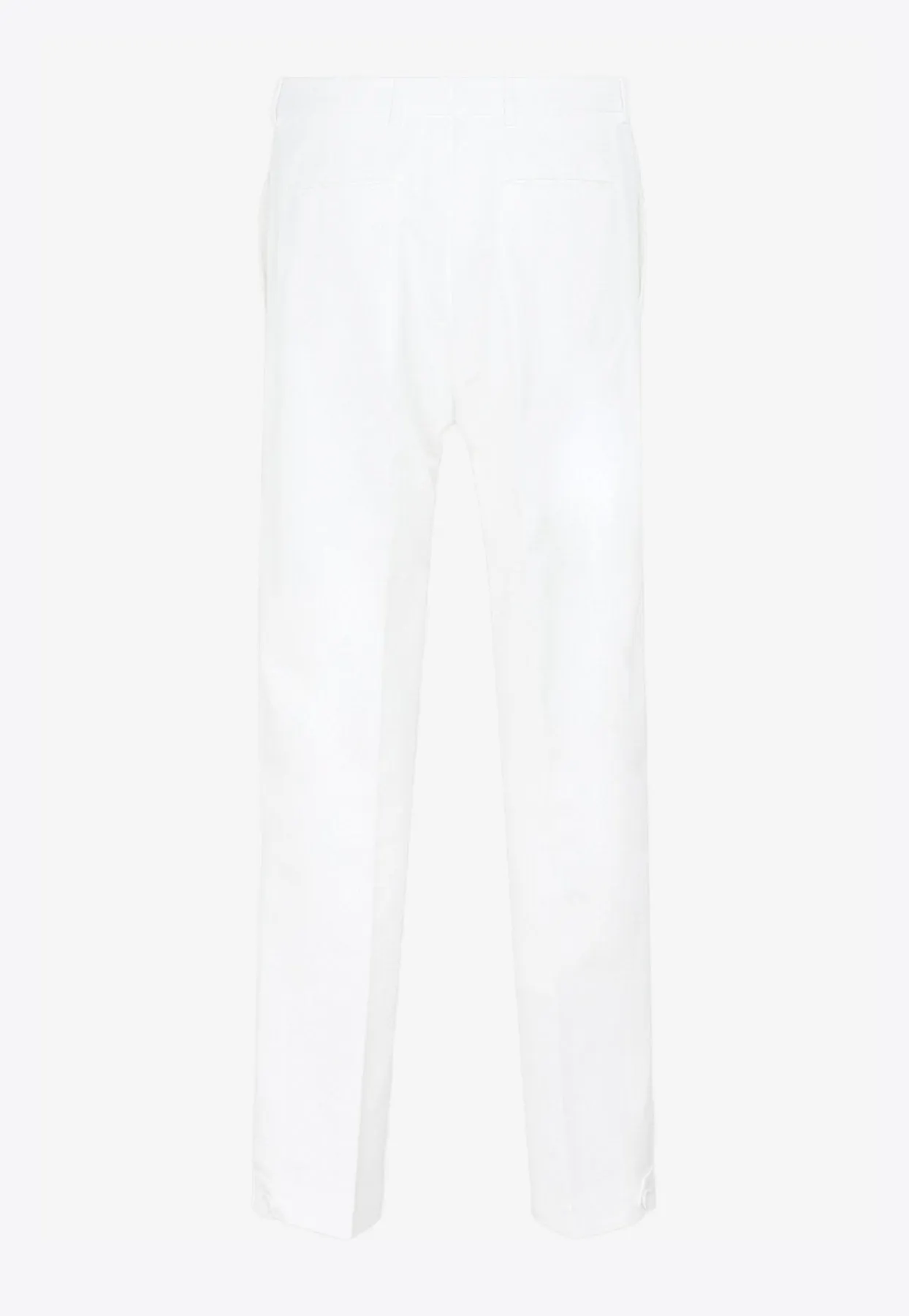 Ankle Slit Detail Cotton Pants