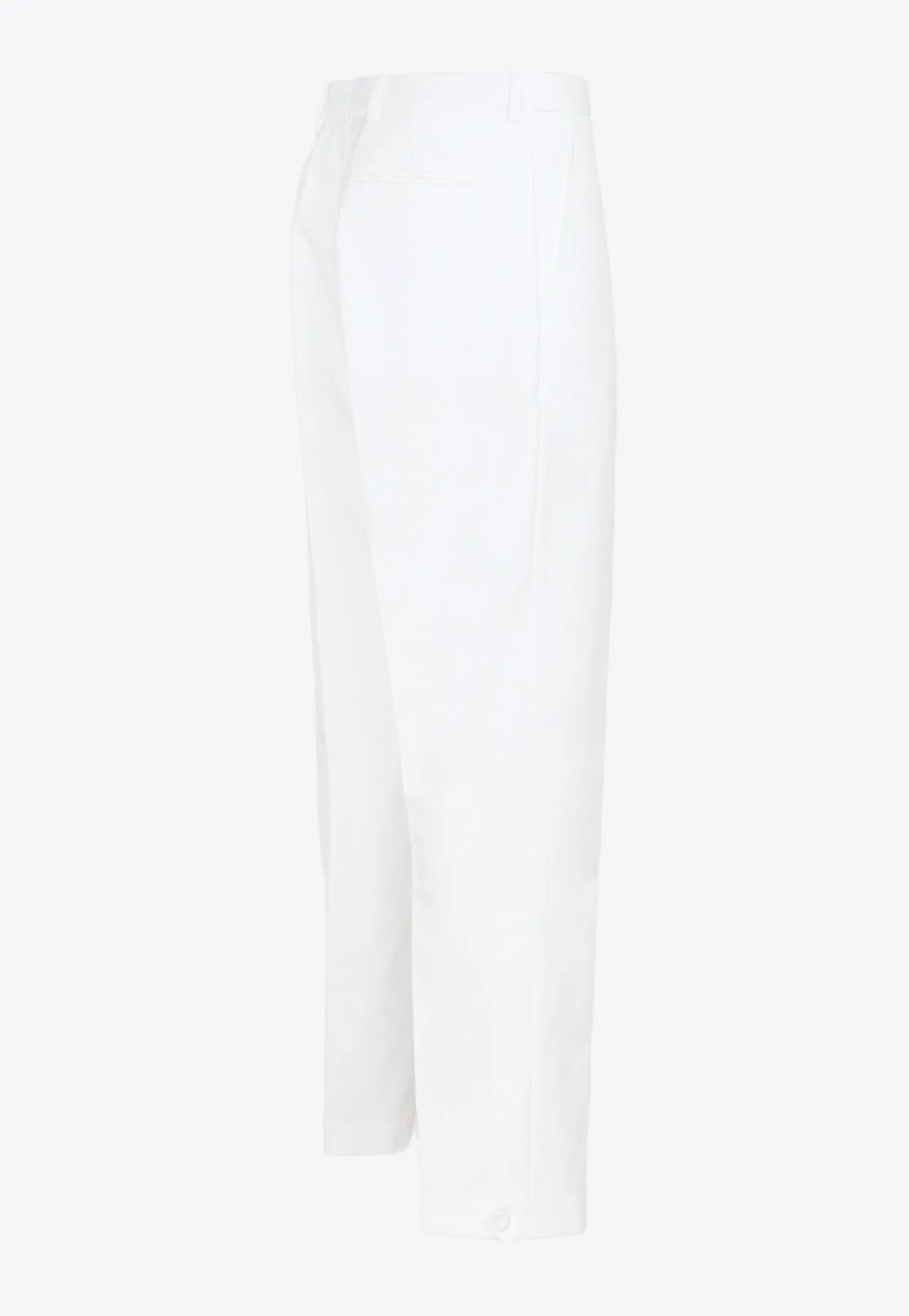 Ankle Slit Detail Cotton Pants