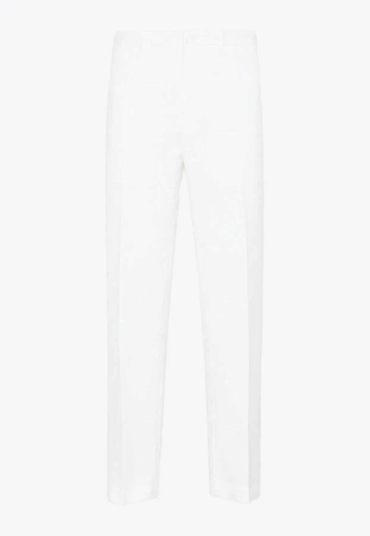 Ankle Slit Detail Cotton Pants