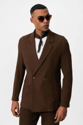 ANT Double-Breasted Unlined Men's Blazer Jacket - Skenderaj