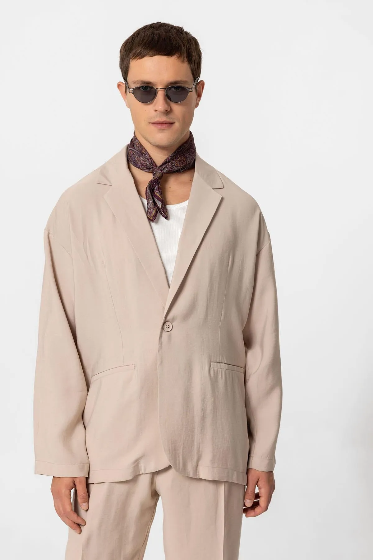 ANT Oversized Unlined Men's Blazer Jacket - East Los Angeles