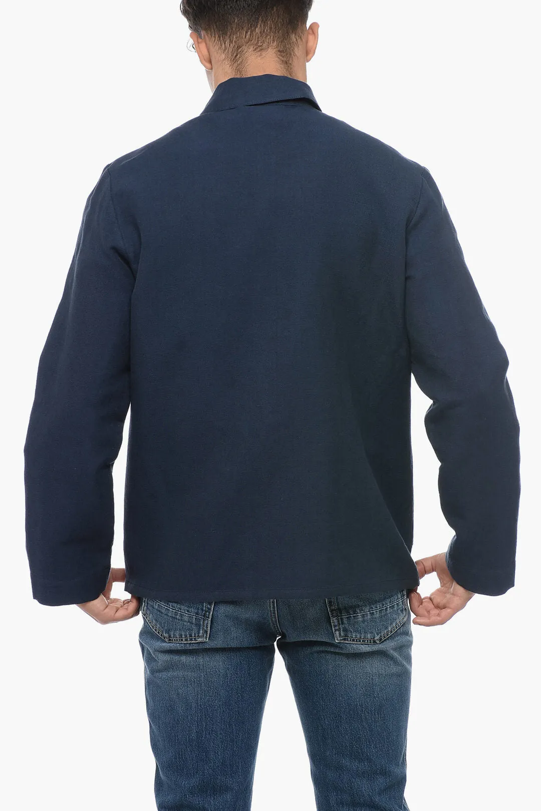 A.P.C. Linen Blend Single-Breasted Blazer
