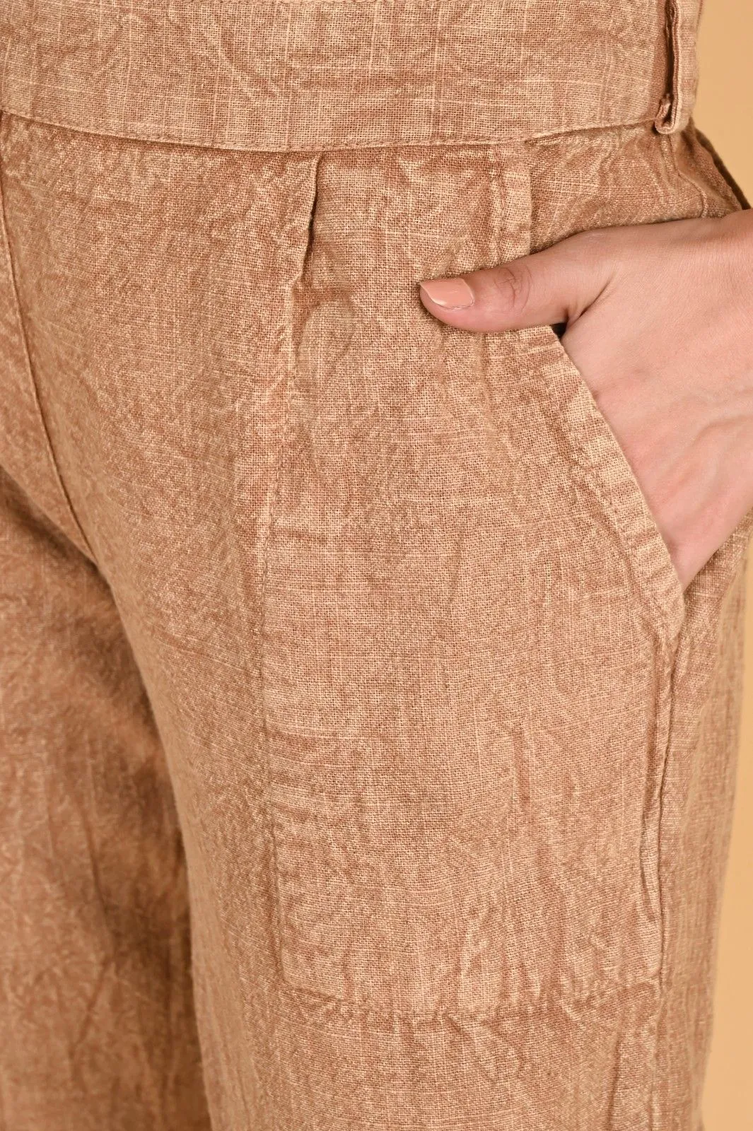 ARMY GREEN DENIM COTTON PANTS