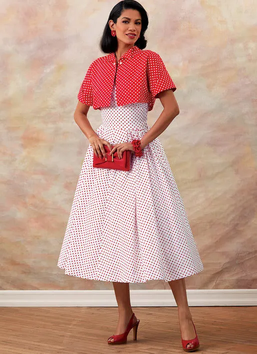 B6682 Misses' Dress and Jacket