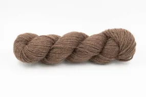 Baby Yak Wool Yarn - Undyed Milk Chocolate Brown - Bulky