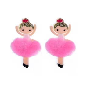 Ballerina Pink Alligator Clips