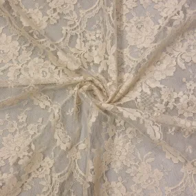 Bejan Beige Floral PolyCotton Lace