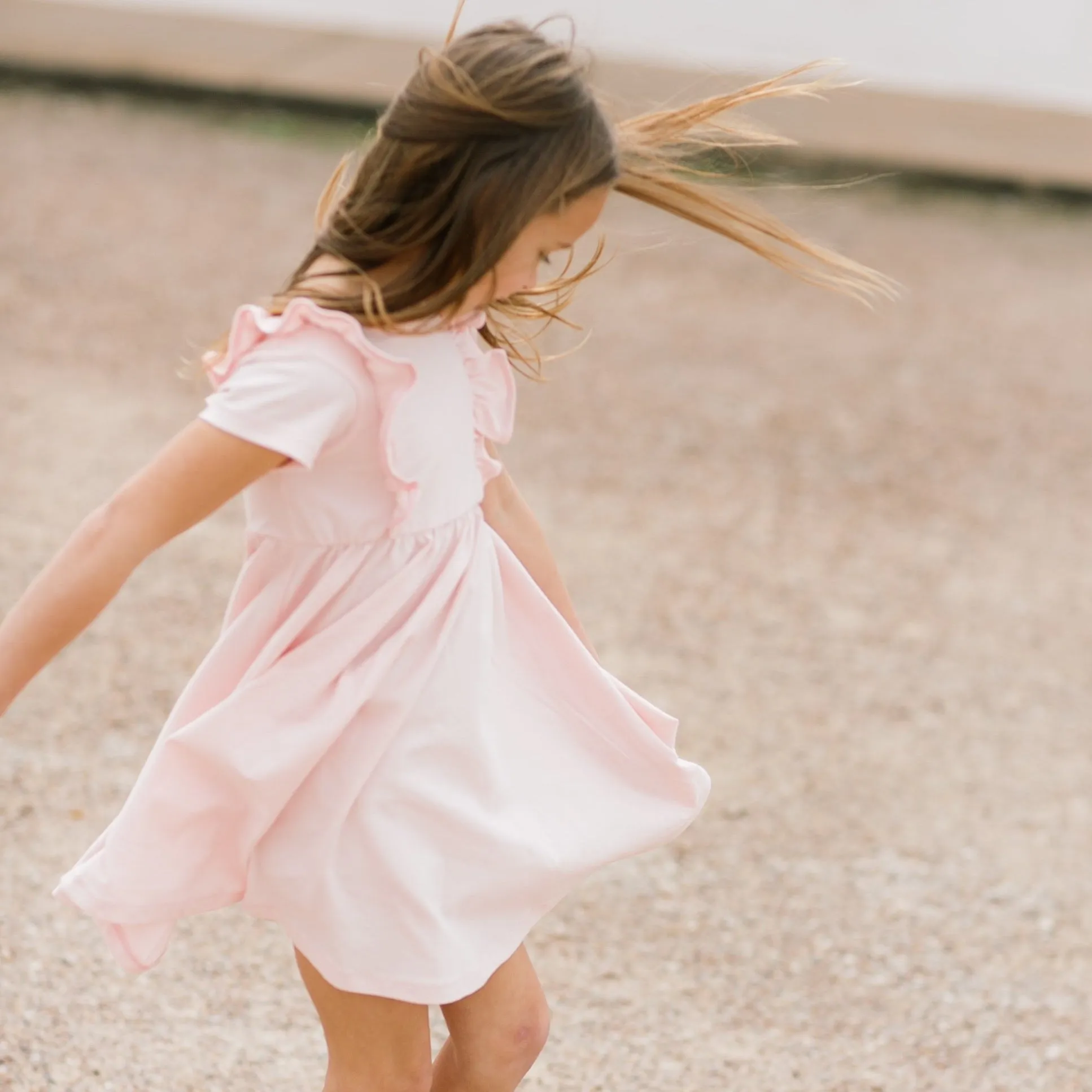 Blush Lulu Ruffle Dress
