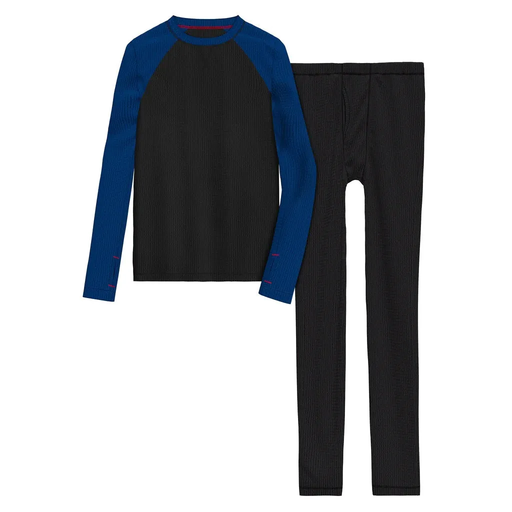 Boys' Thermal 2-Piece Raglan Long-Sleeve Crew & Pant Set CD8827242