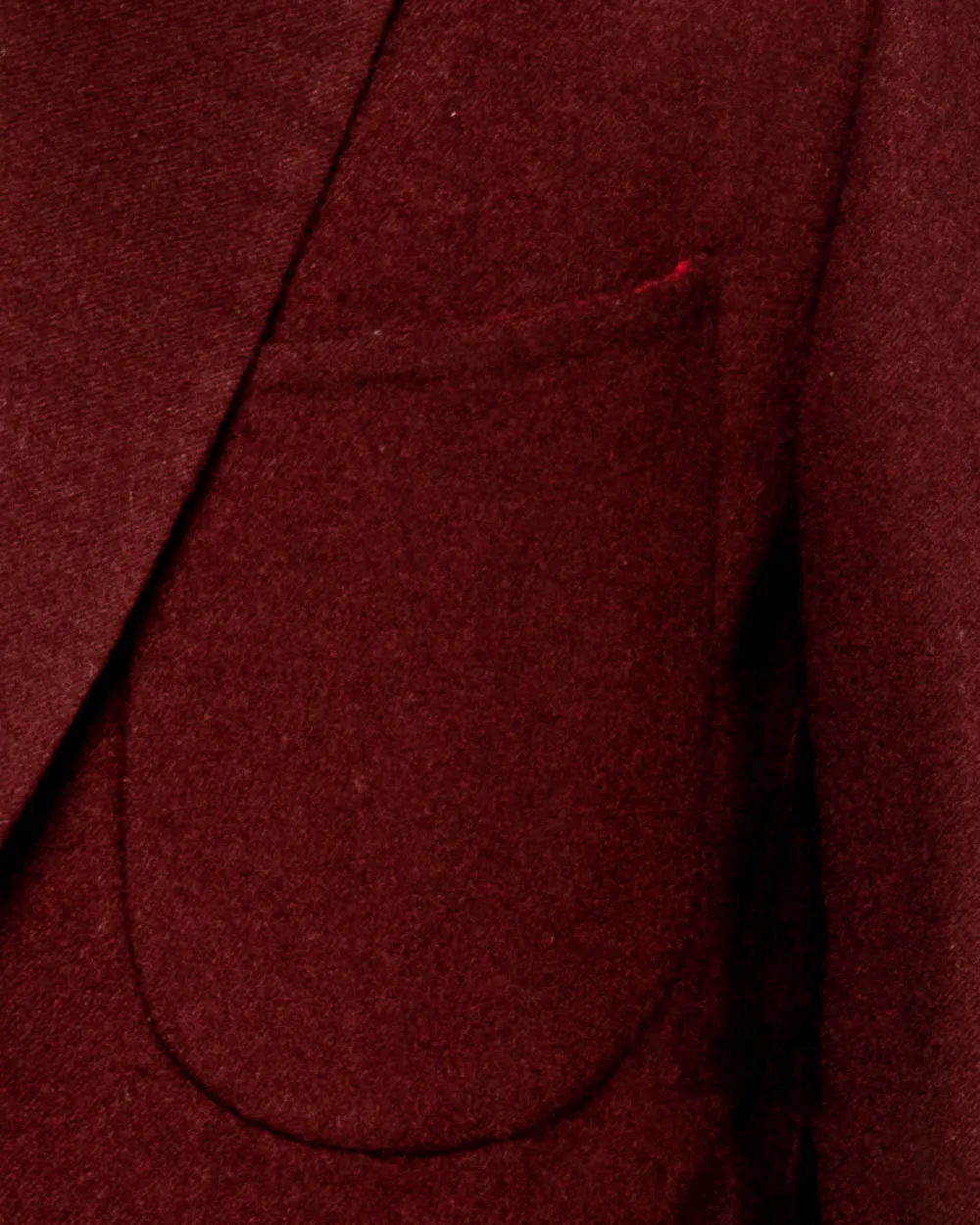 Burgundy Double Face Wool Sportcoat