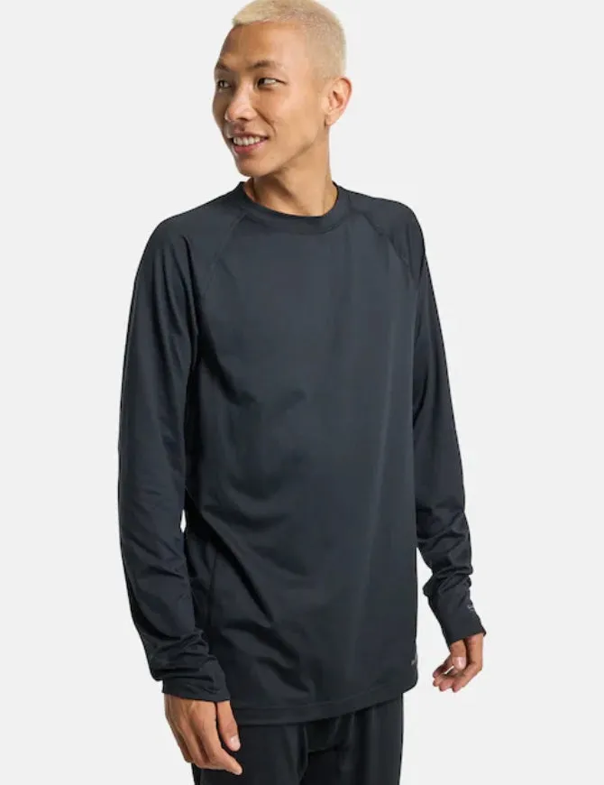 Burton Men's Midweight X Base Layer Crew 2025 | True Black