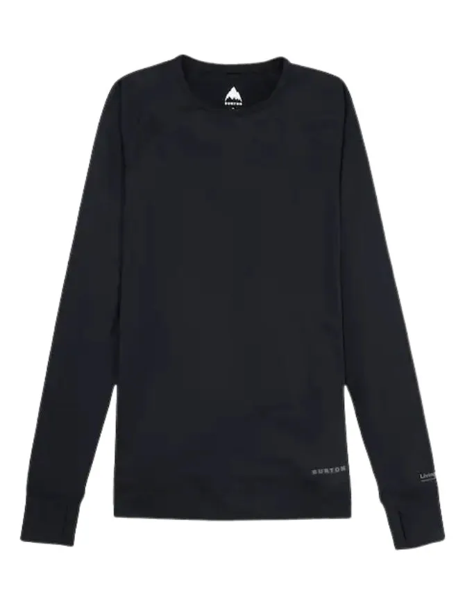 Burton Women's Lightweight X Base Layer Crew 2025 | True Black