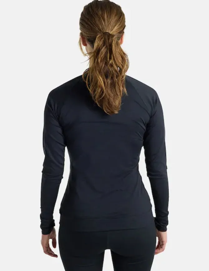 Burton Women's Lightweight X Base Layer Crew 2025 | True Black