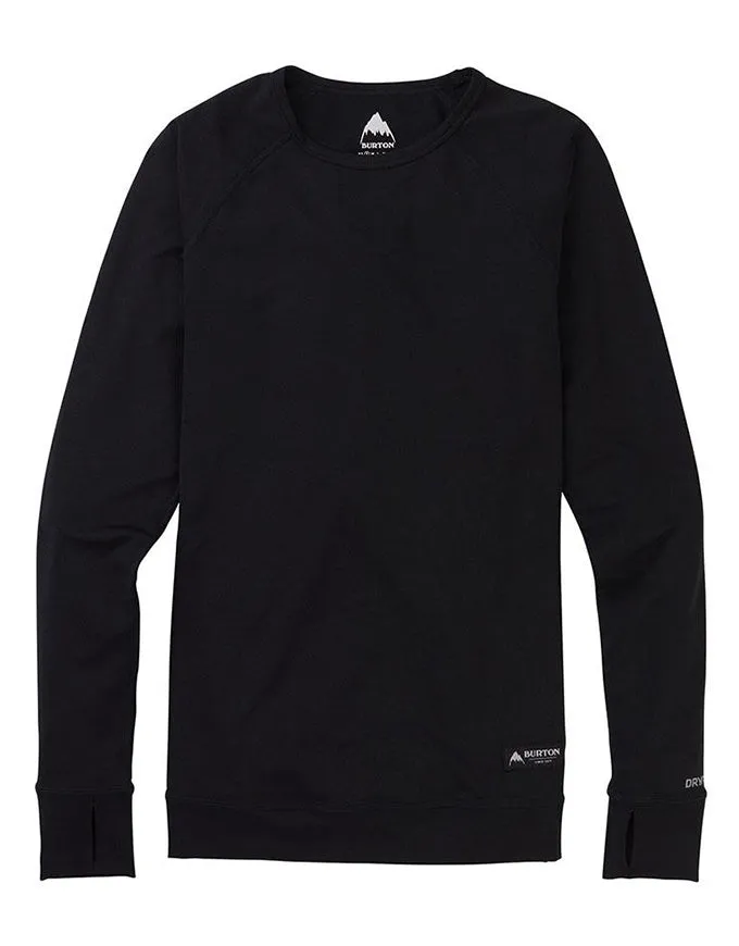 Burton Women's Lightweight X Base Layer Crew | True Black