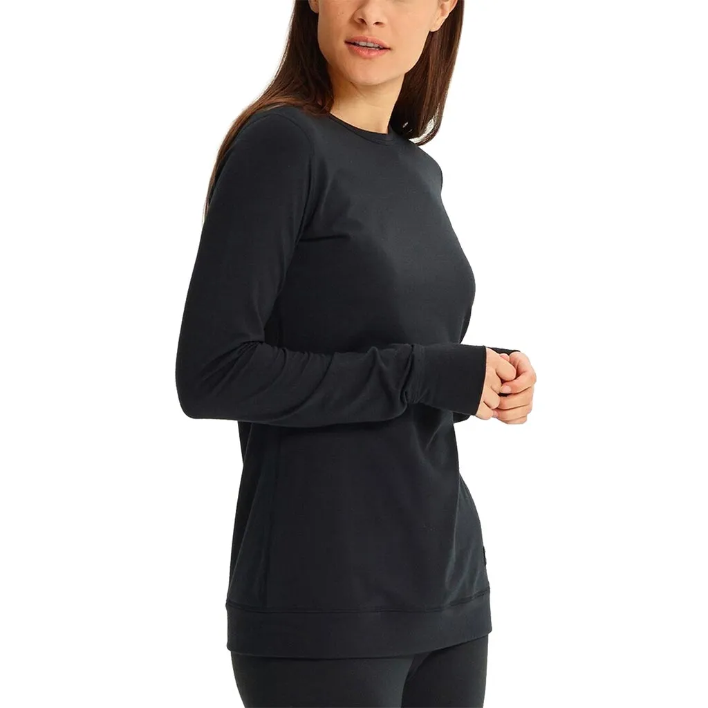 Burton Womens Midweight Thermal Crew - True Black