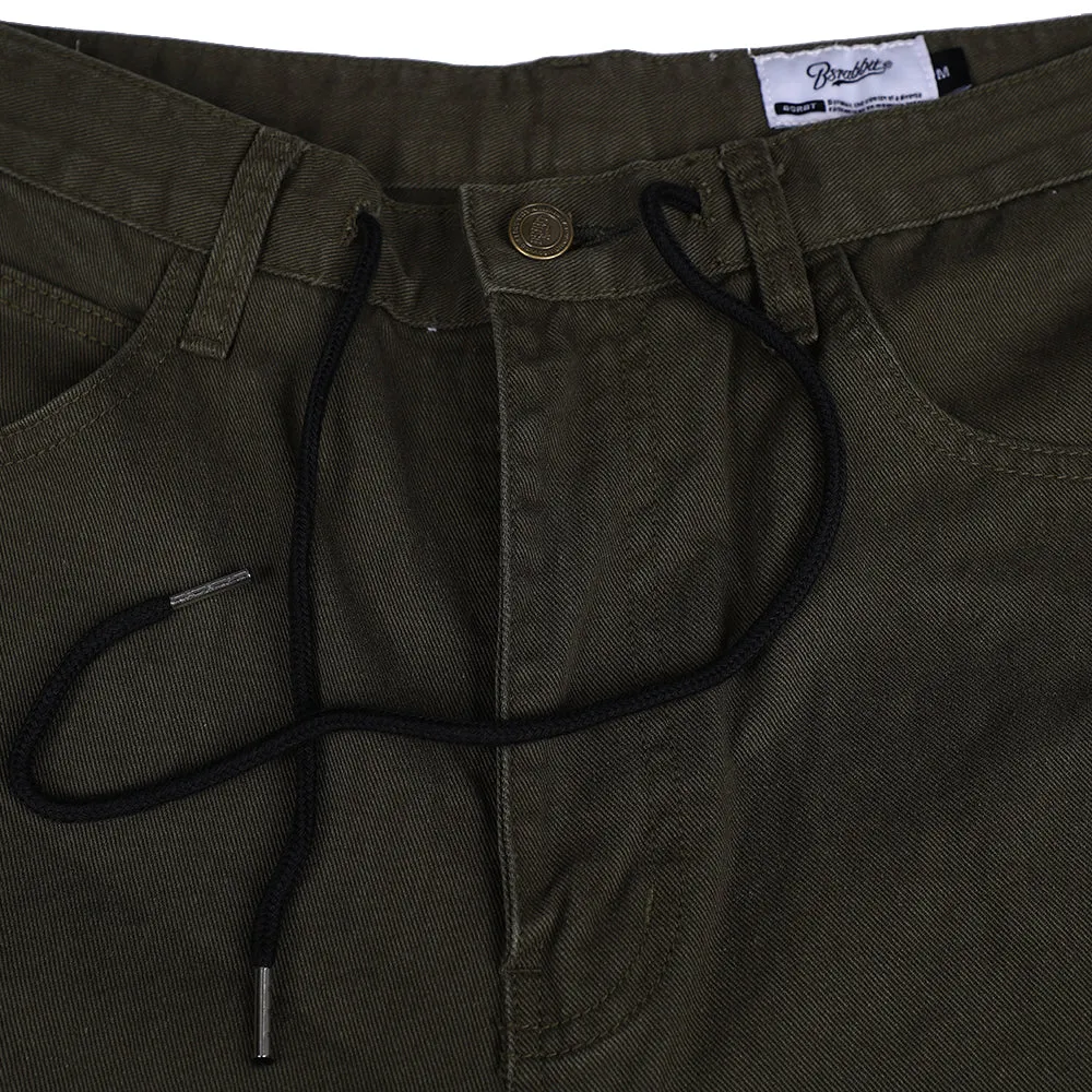 CARGO LOOSEFIT COTTON PANTS KHAKI