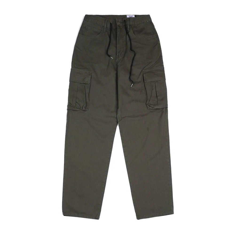 CARGO LOOSEFIT COTTON PANTS KHAKI