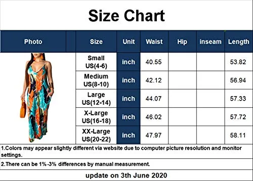 Casual Spaghetti Strap Sleeveless Plus Size Long Sundress