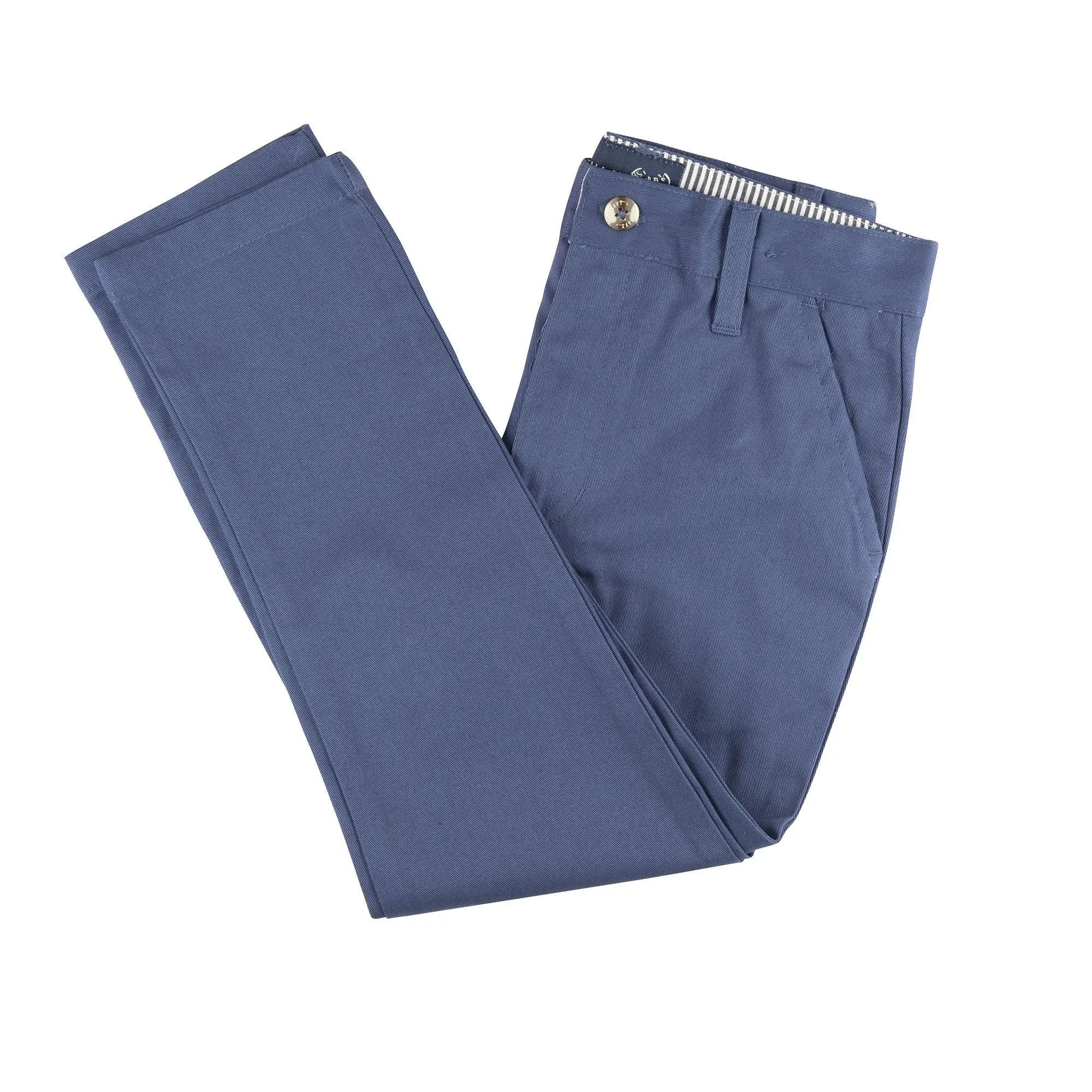 Chambray Slim Fit Pants