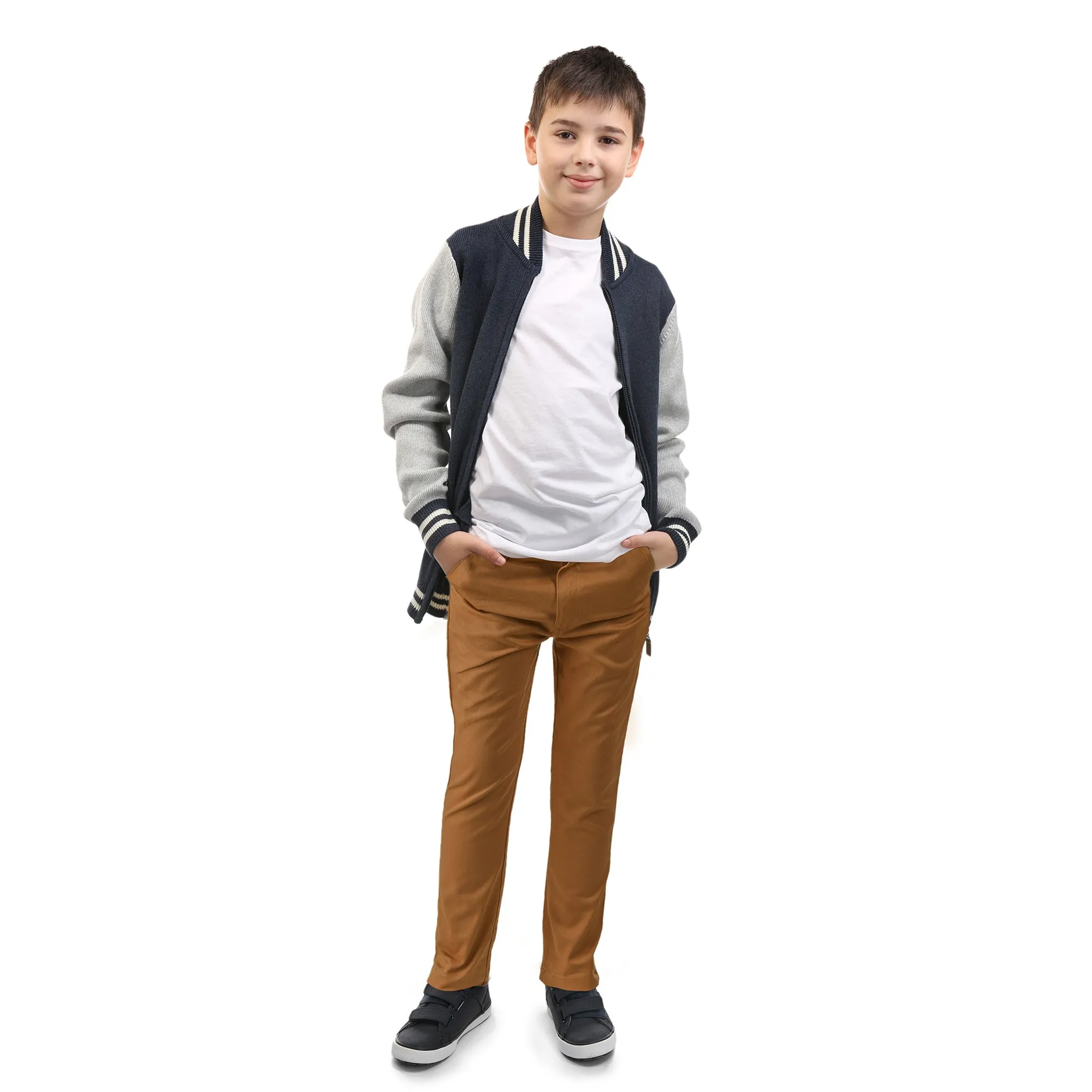 Chambray Slim Fit Pants