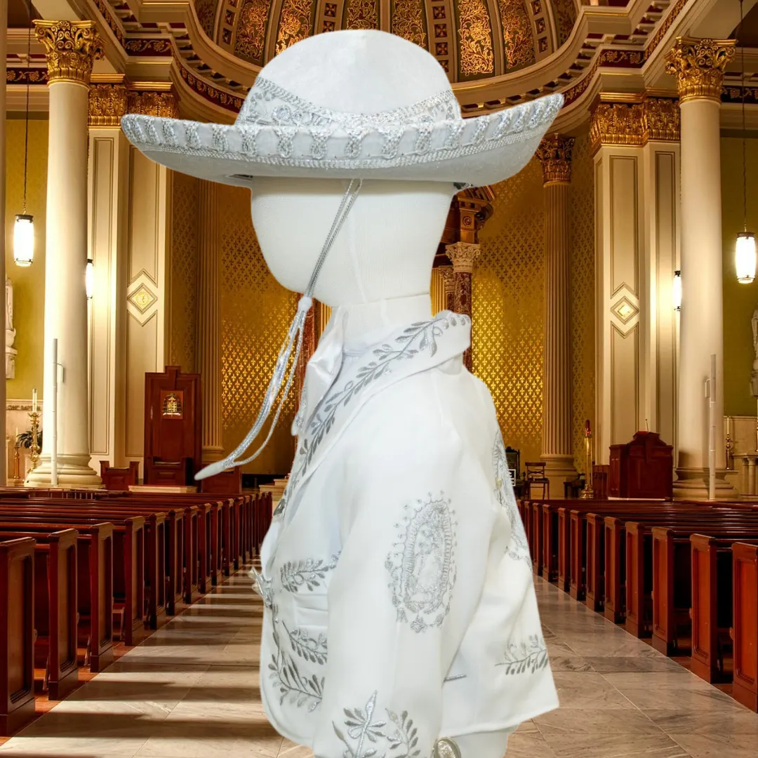 Charro Baptism (6-Piece) (White/Virgin/Silver)