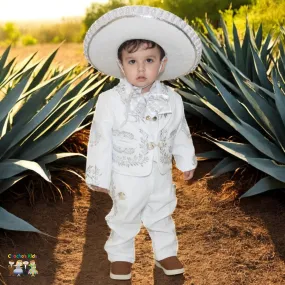 Charro Baptism (6-Piece) (White/Virgin/Silver)