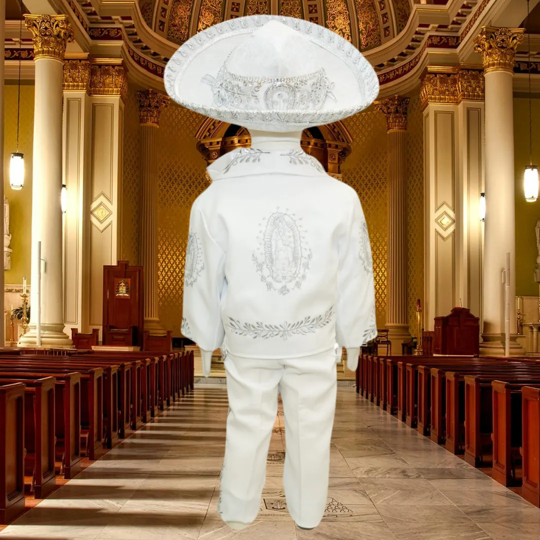 Charro Baptism (6-Piece) (White/Virgin/Silver)