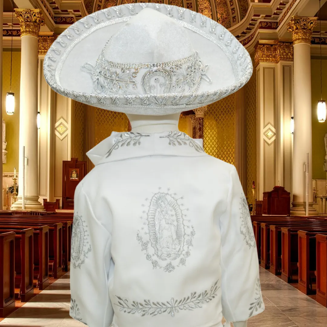 Charro Baptism (6-Piece) (White/Virgin/Silver)