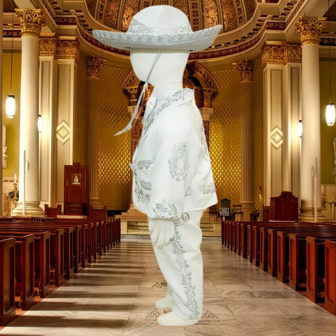 Charro Baptism (6-Piece) (White/Virgin/Silver)