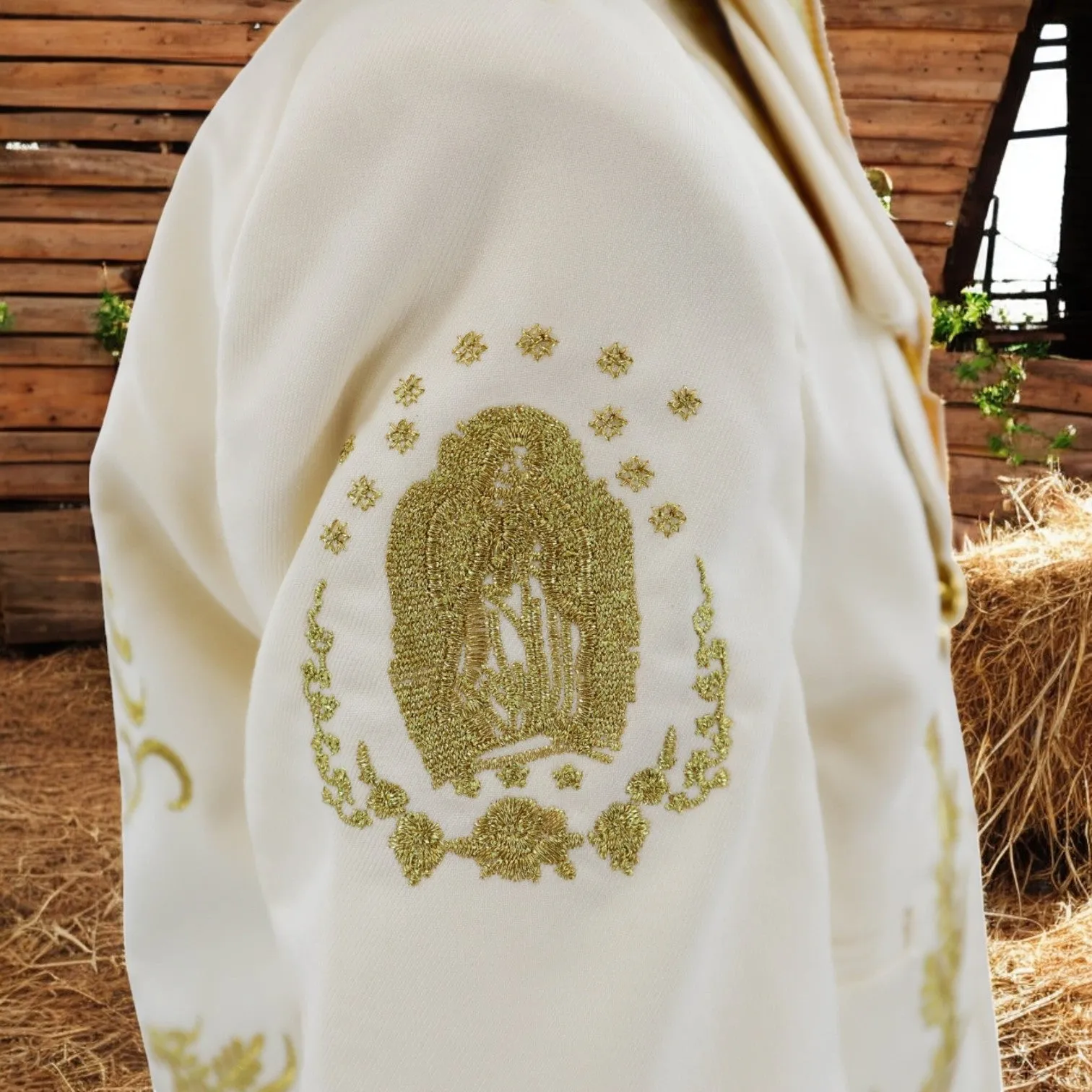Charro Baptism (7-Piece) (Ivory/Virgin/Gold)