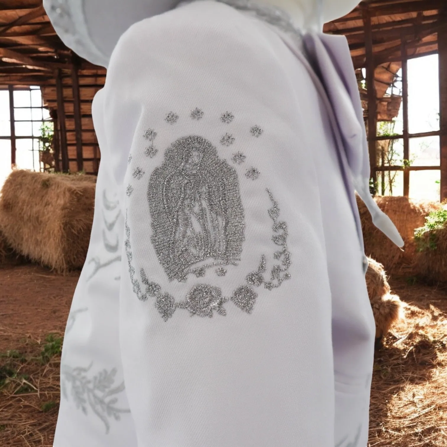 Charro Baptism (7-Piece) (White/Virgin/Silver)