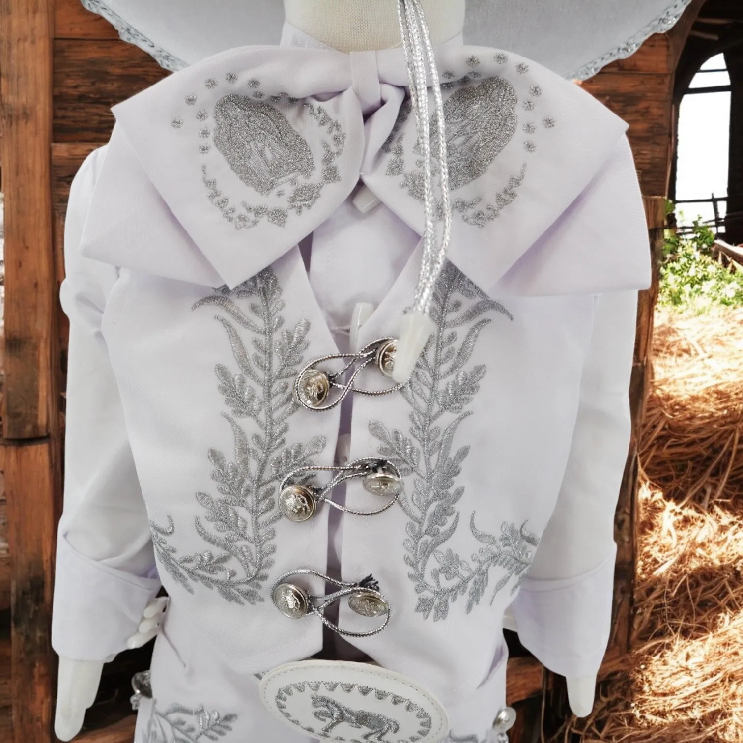 Charro Baptism (7-Piece) (White/Virgin/Silver)