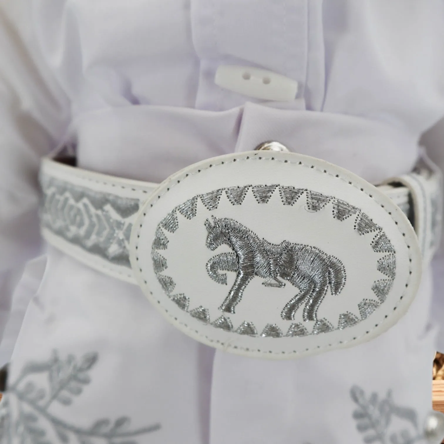Charro Baptism (7-Piece) (White/Virgin/Silver)