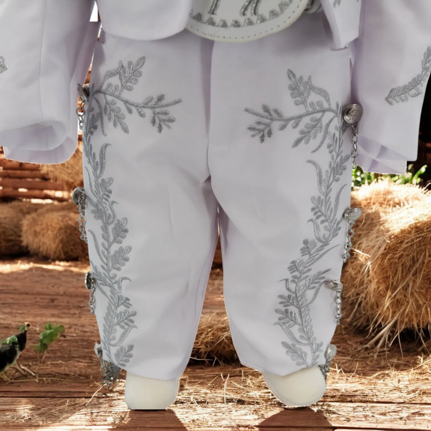 Charro Baptism (7-Piece) (White/Virgin/Silver)