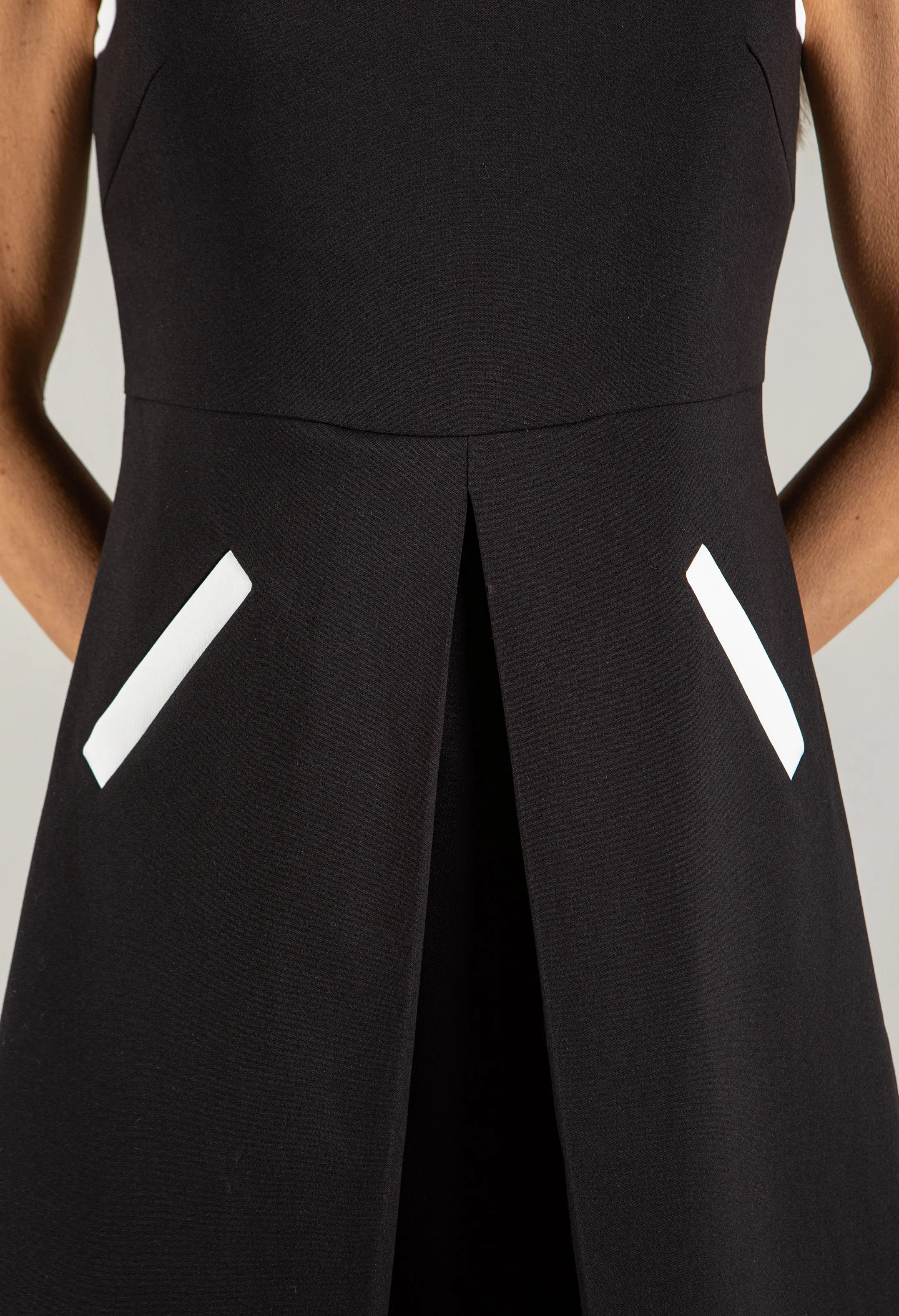 Contrast Hem Dress
