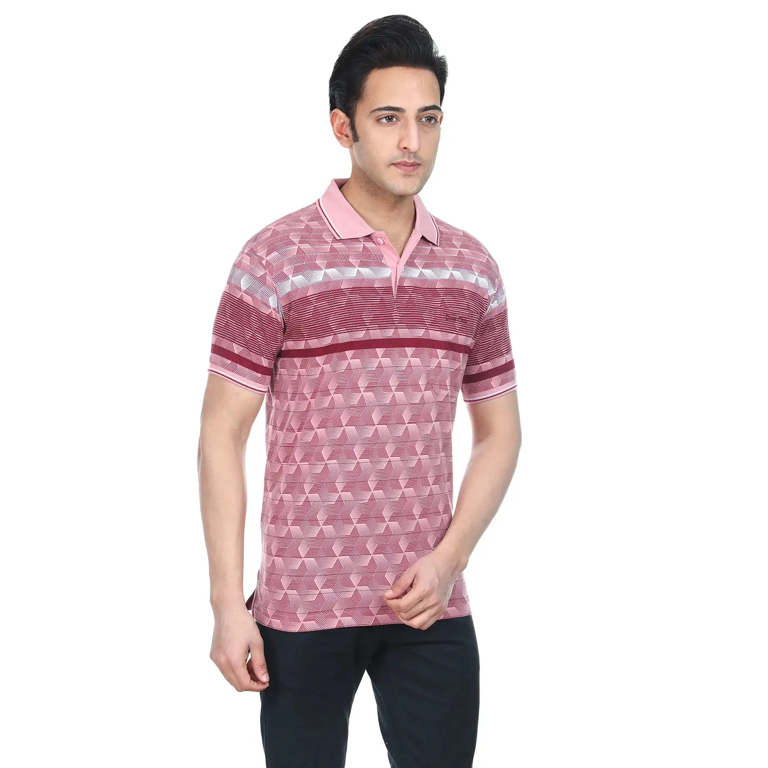 Coral Craze Pocket Polo T-shirt