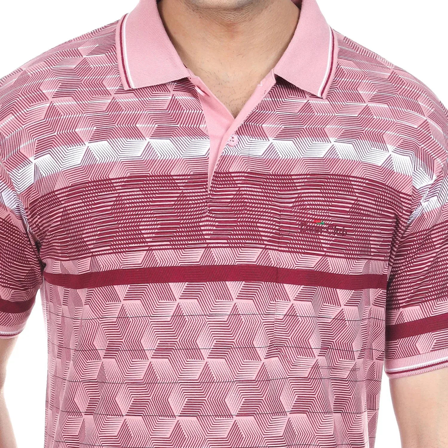 Coral Craze Pocket Polo T-shirt