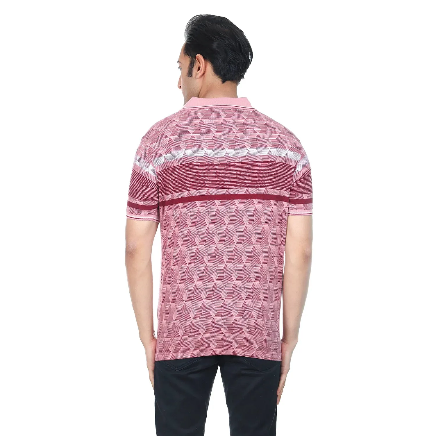 Coral Craze Pocket Polo T-shirt