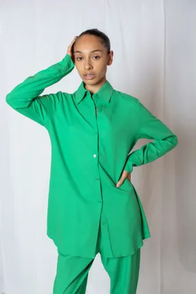 Cotton Green Shirt