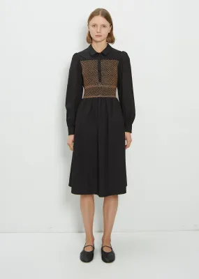 Cotton Teodora Smock Detail Dress