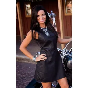 Cowgirl Justice Madison Faux Leather Scuba Dress