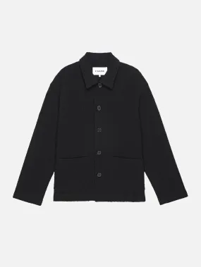 Crochet Jacket -- Ash Black