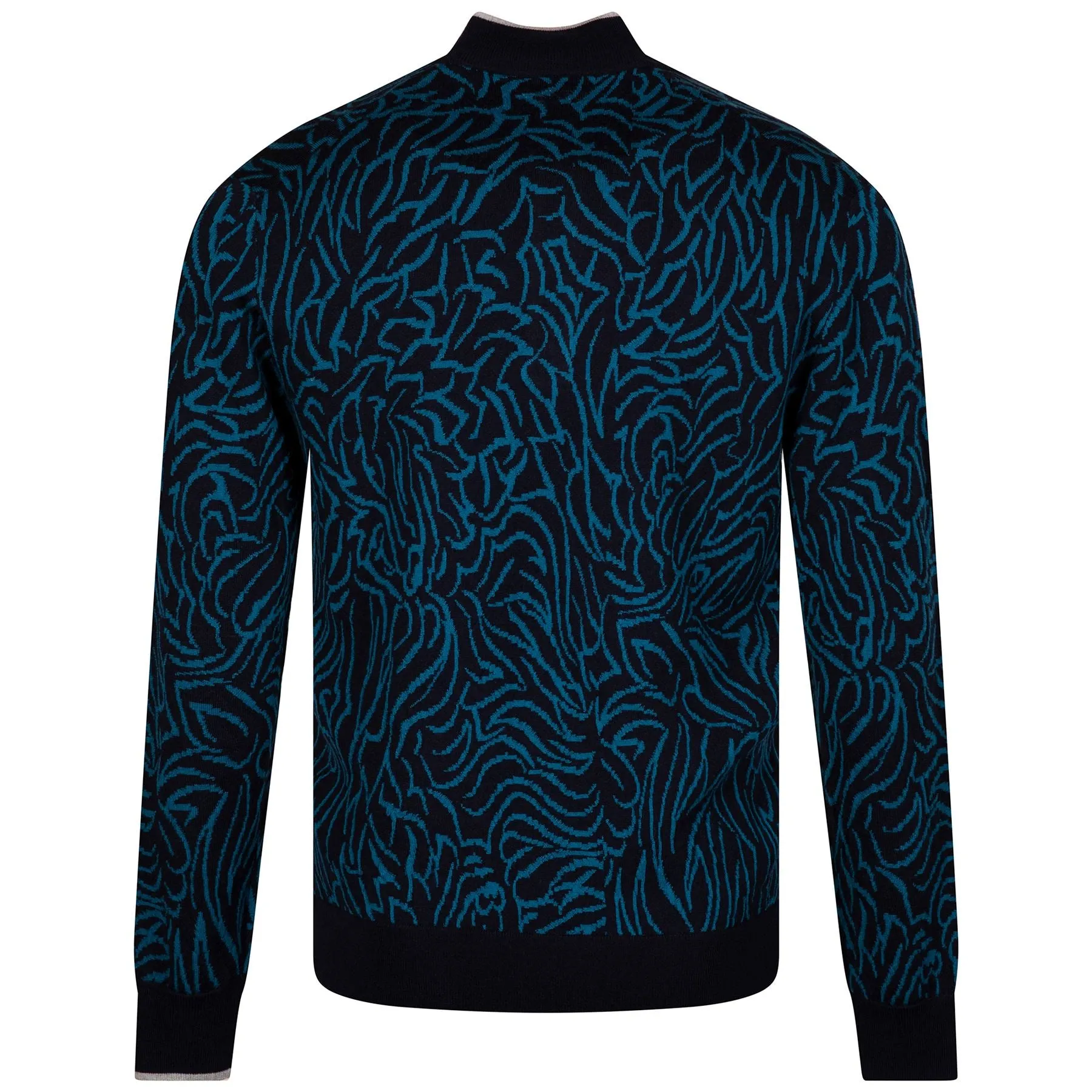 Den Of Thieves Sebonack Quarter Zip Merino Maltese Blue - SS24