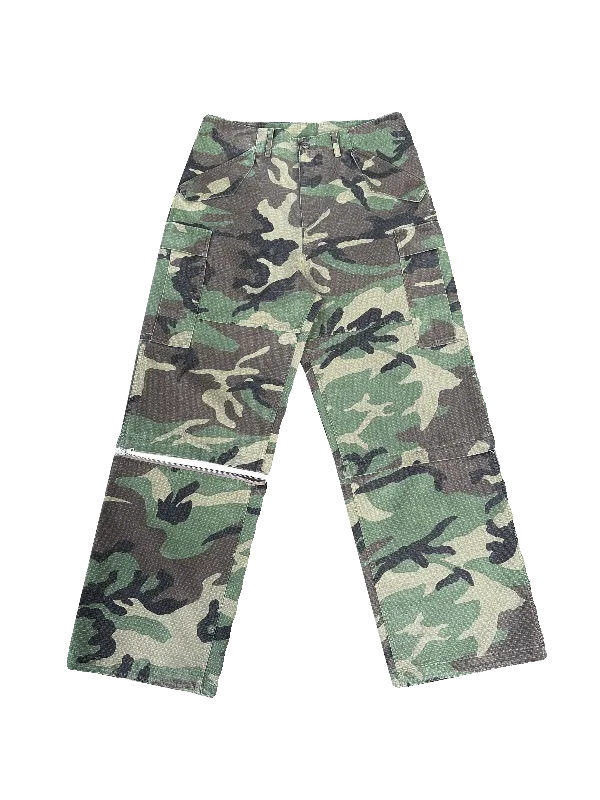 Detachable Camo Cargo Pants
