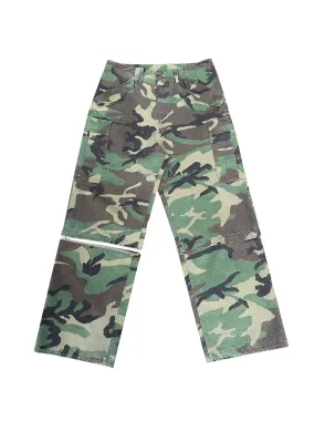 Detachable Camo Cargo Pants