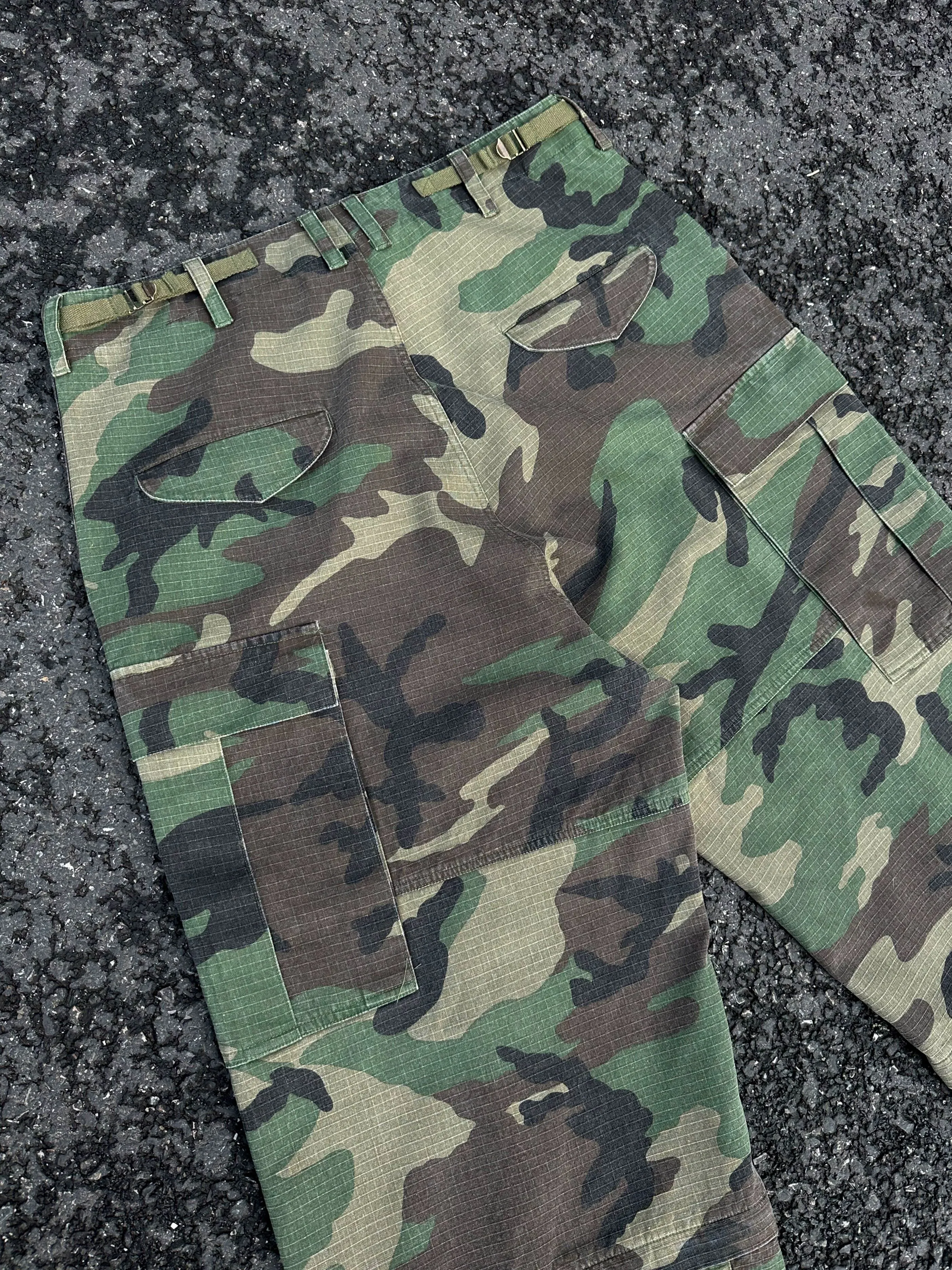 Detachable Camo Cargo Pants