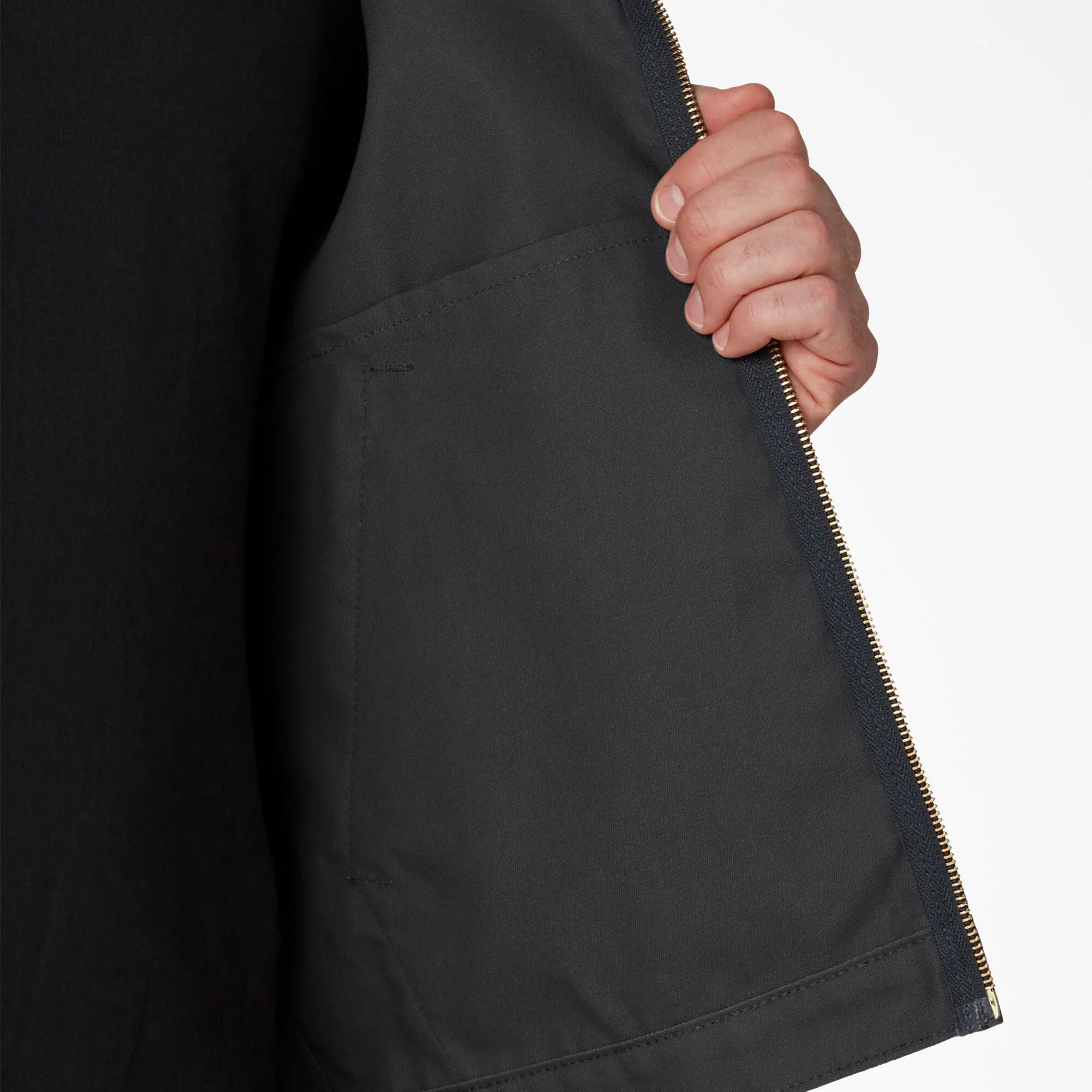 Dickies Men's Unlined Eisenhower Jacket Black JT75BK