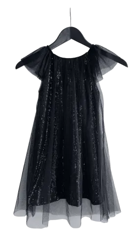 DOLLY by Le Petit Tom ® SEQUIN TULLE DRESS black
